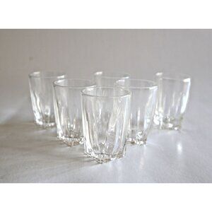 6 Vintage Park Avenue Whiskey Shot Glasses
